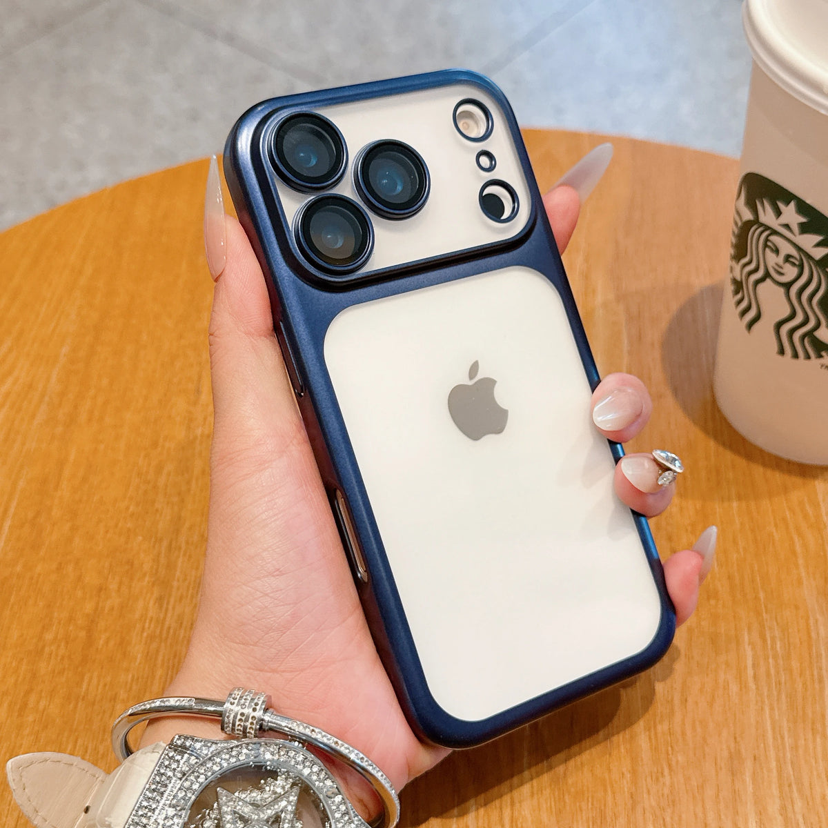 Plated Frame & Drop-Resistant Case - sky-case