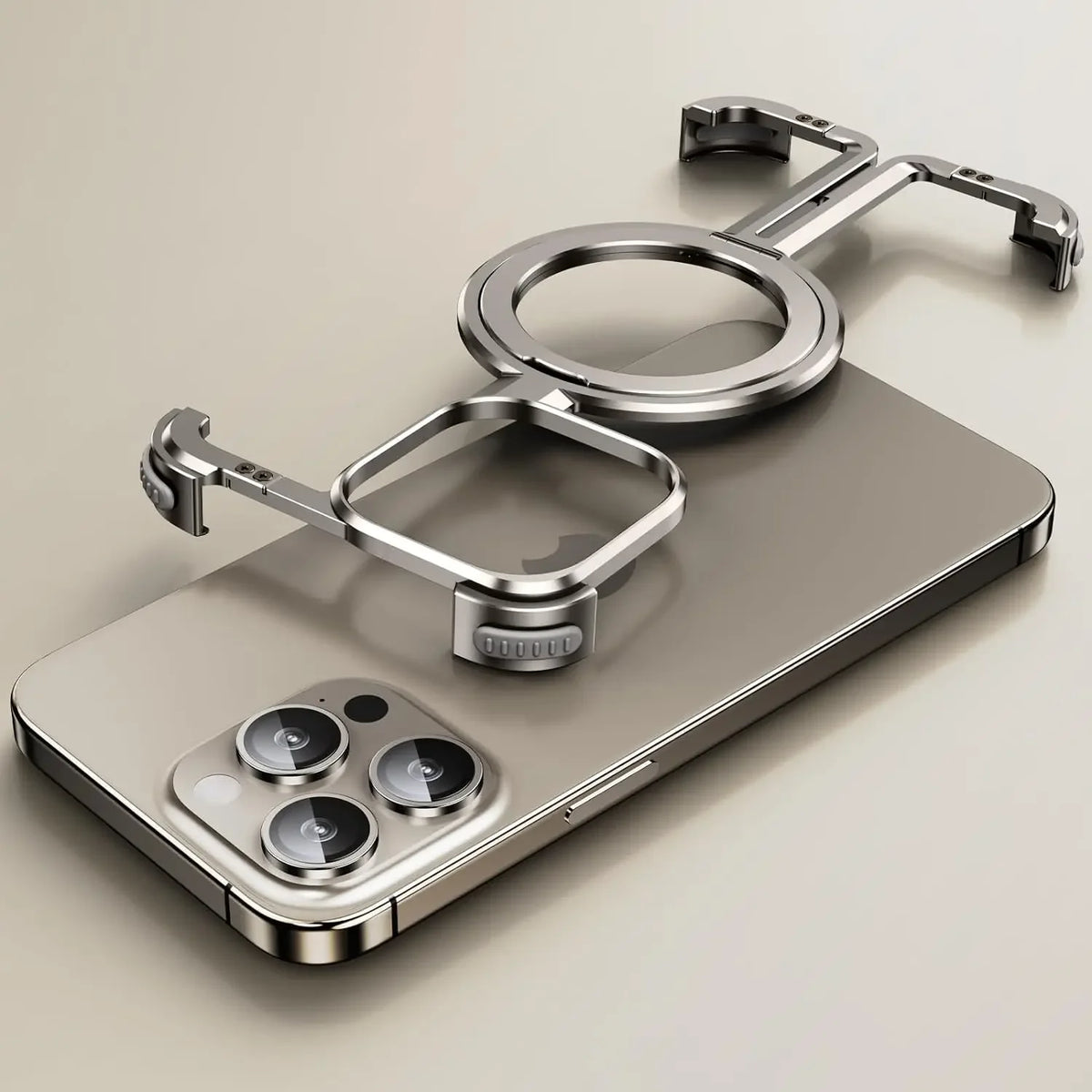 Luxury Magsafe Metal Frameless Aluminum Cover For iPhone 15 14 Pro Max - sky-case