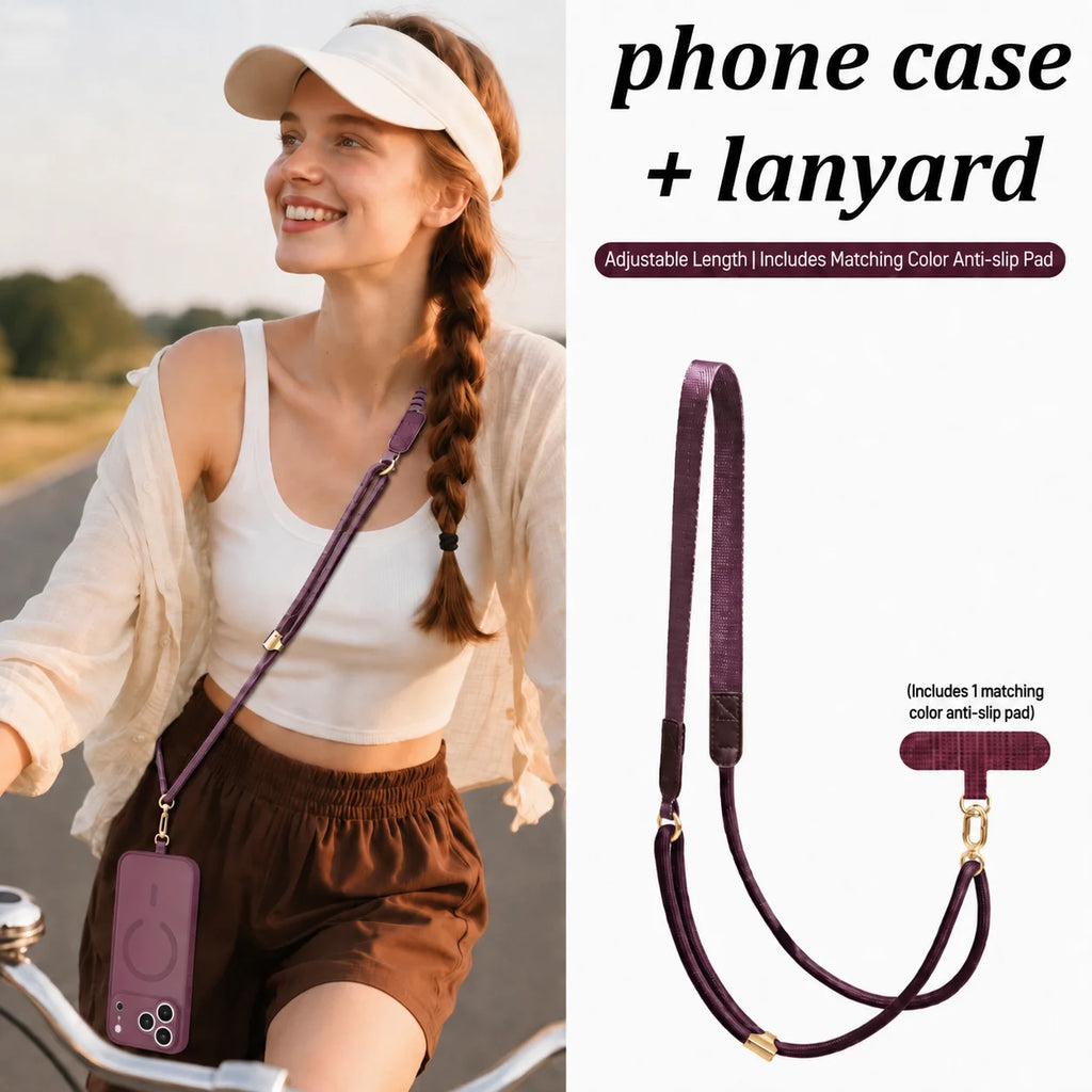 LuxeCarry™ Lanyard Phone Case