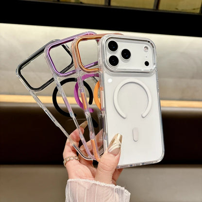 Transparent crystal wireless charging magSafe iPhone case - sky-case