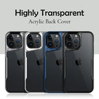 Luxury High Transparent Plating Soft Phone Cover For iPhone 15 Pro Max - sky-case