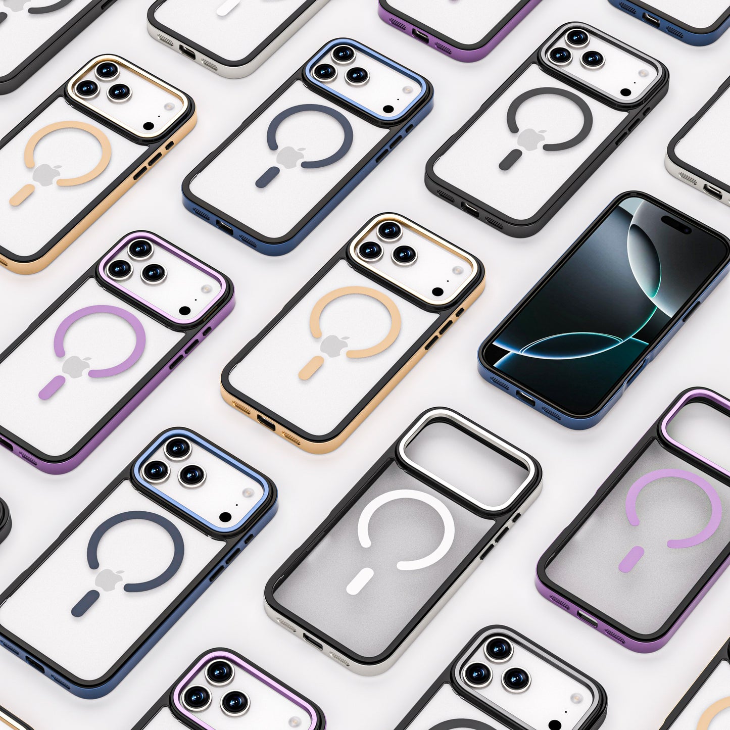 Luxury Titanium Electroplated Acrylic iPhone Case - sky-case