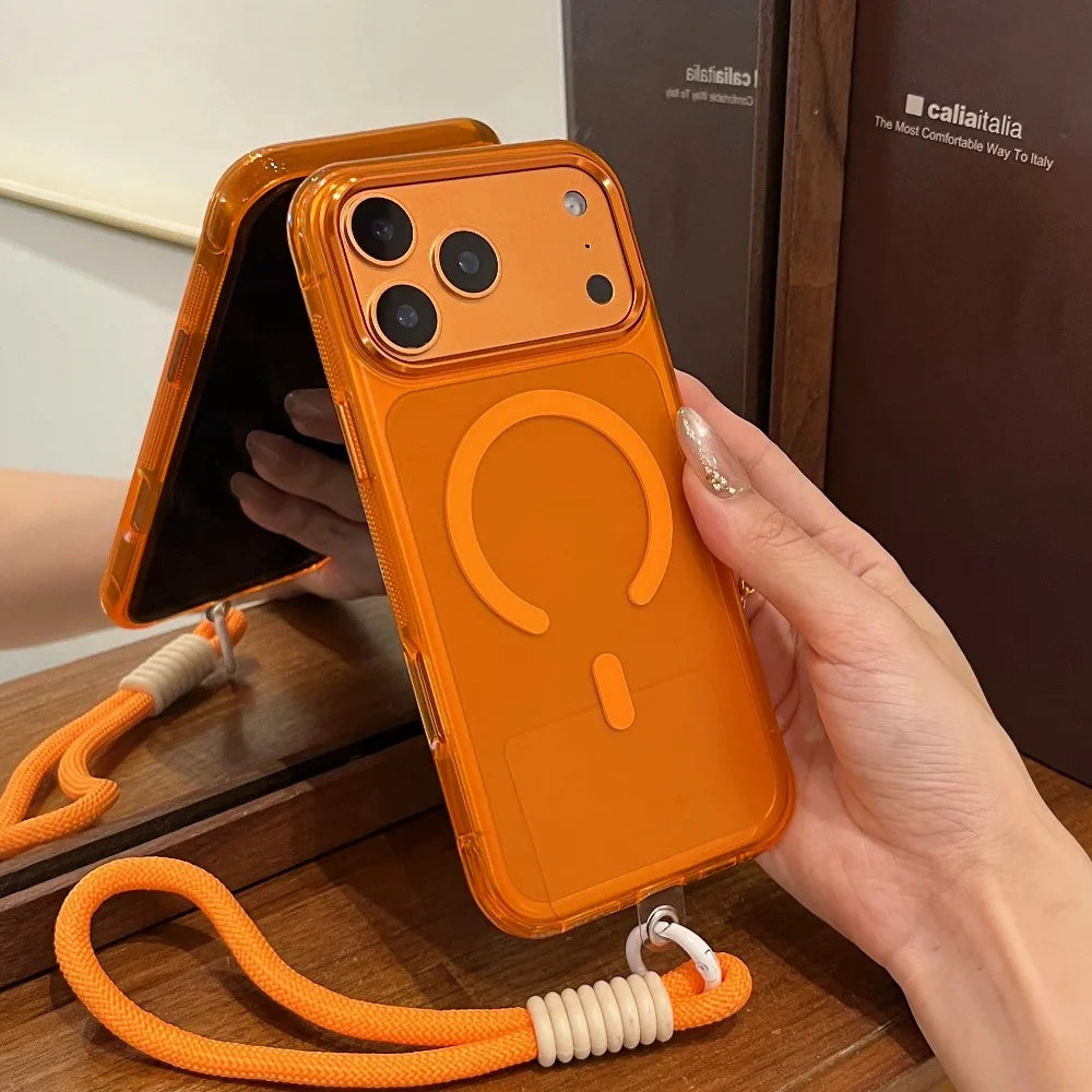 Luxury Frosted Slim Strap Case - sky-case