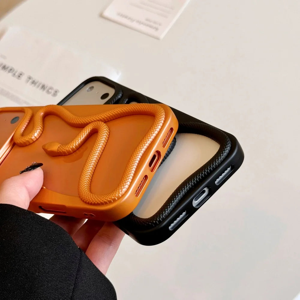 Luxury Snake Plating Armor Case - sky-case