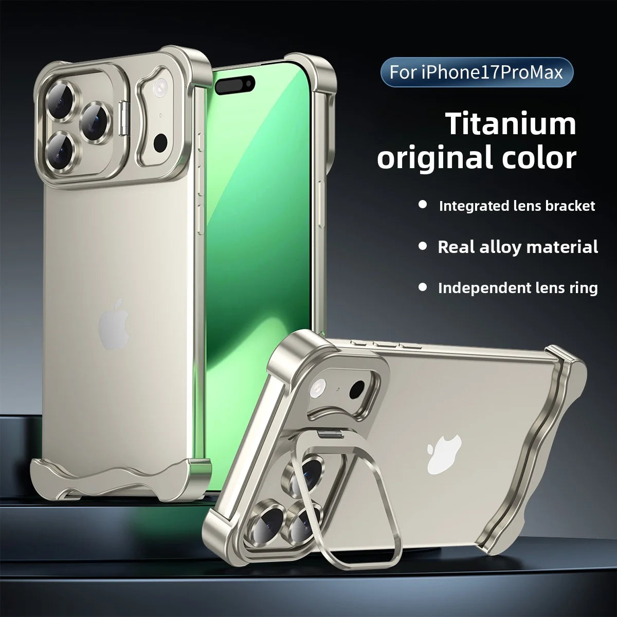 Metal Case with Shockproof Lens Holder and Heat Dissipation, Suitable for iPhone - sky-case