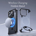 Luxury Metal case magnetic stand Matte Phone Cover - sky-case