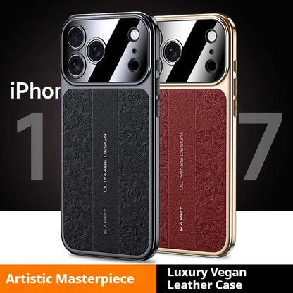 Luxurious Leather Electroplated Case - sky-case