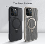 Carbon Fiber Soft Rubber Magsafe Cover - sky-case