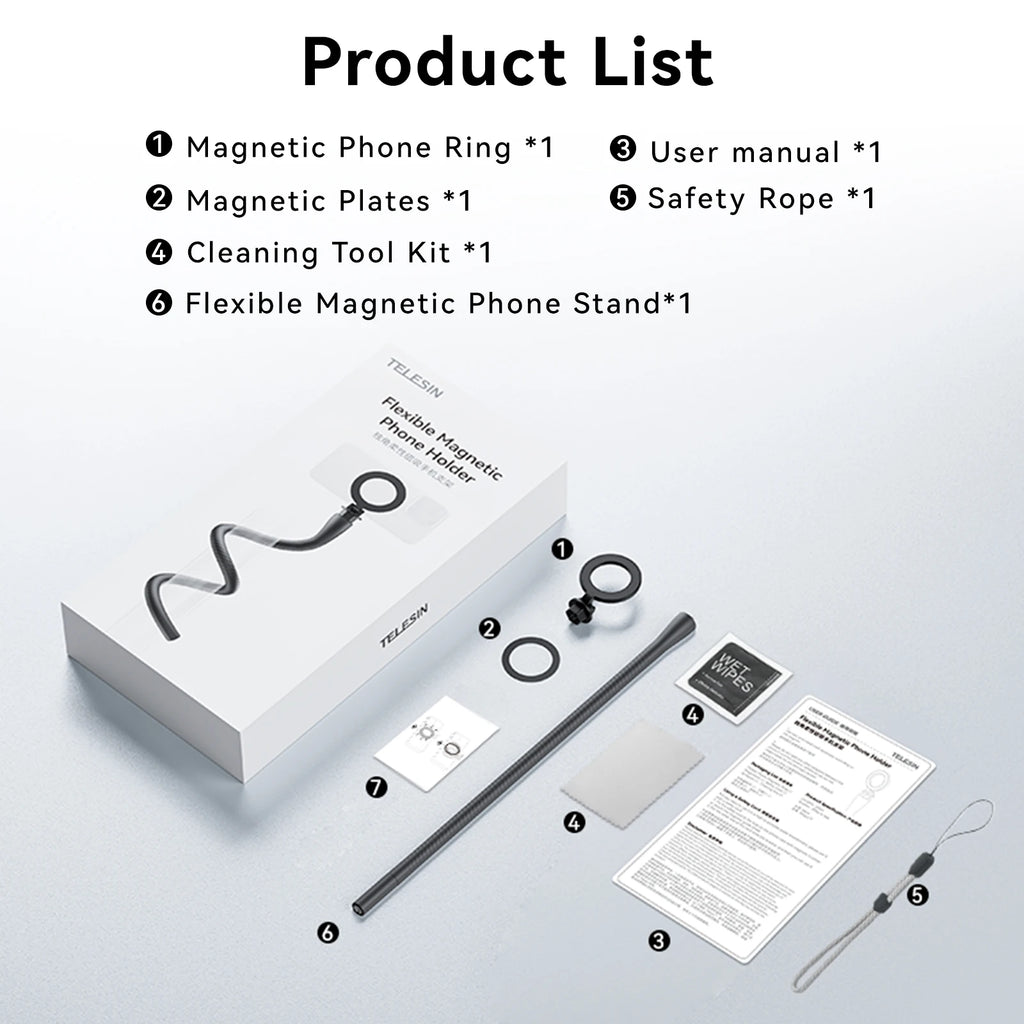 Magnetic Flexible Phone Clamp Stand for iPhone - sky-case