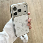Cute Rabbit Plush Pendant Case - sky-case