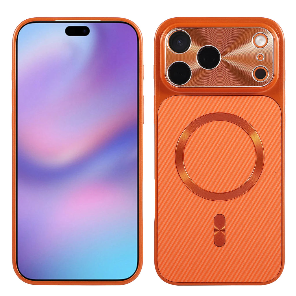 Luxury Carbon Fiber Magnetic Charging Case - sky-case
