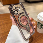 Luxury Plating MagSafe Magnetic Bracket Case - sky-case