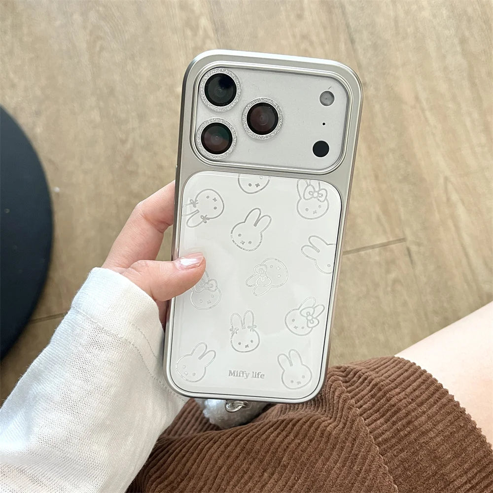 Cute Rabbit Plush Pendant Case - sky-case