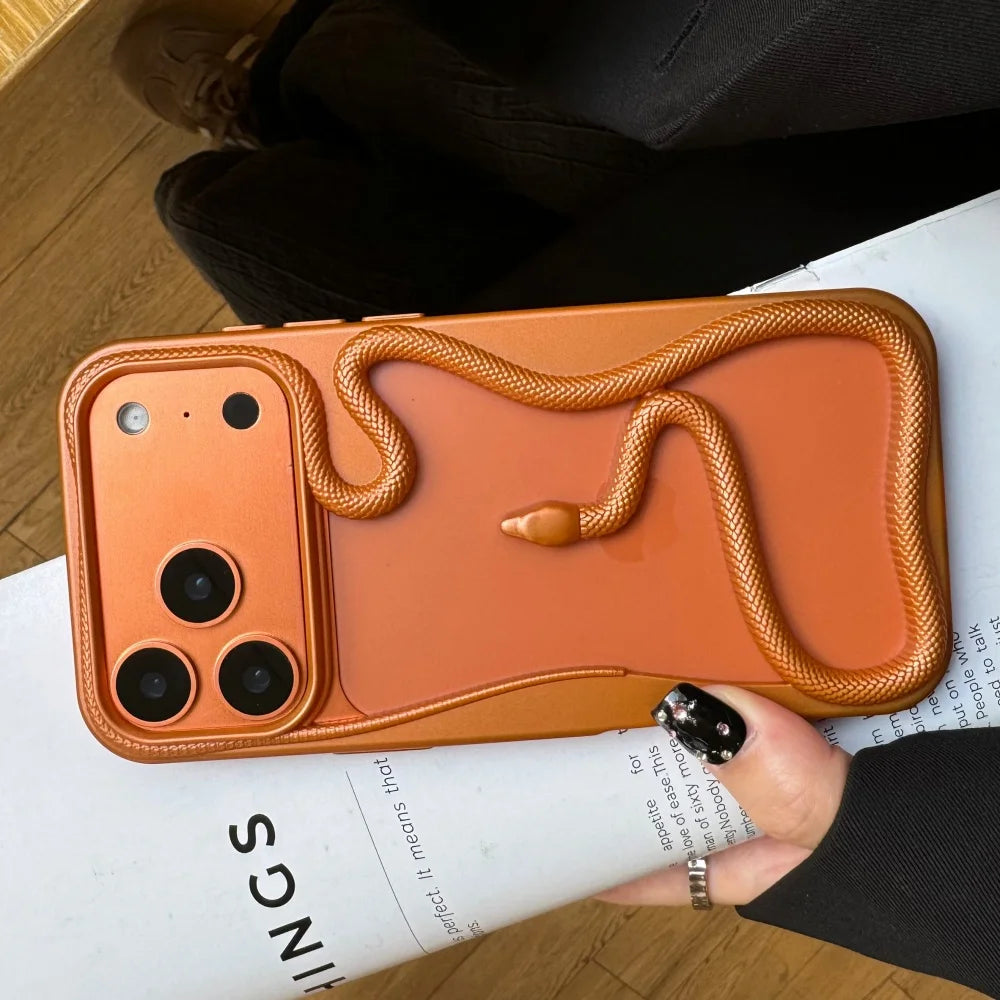 Luxury Snake Plating Armor Case - sky-case