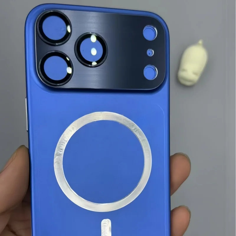 Full-coverage aluminum camera lens protector for iPhone 17 Pro Max - sky-case