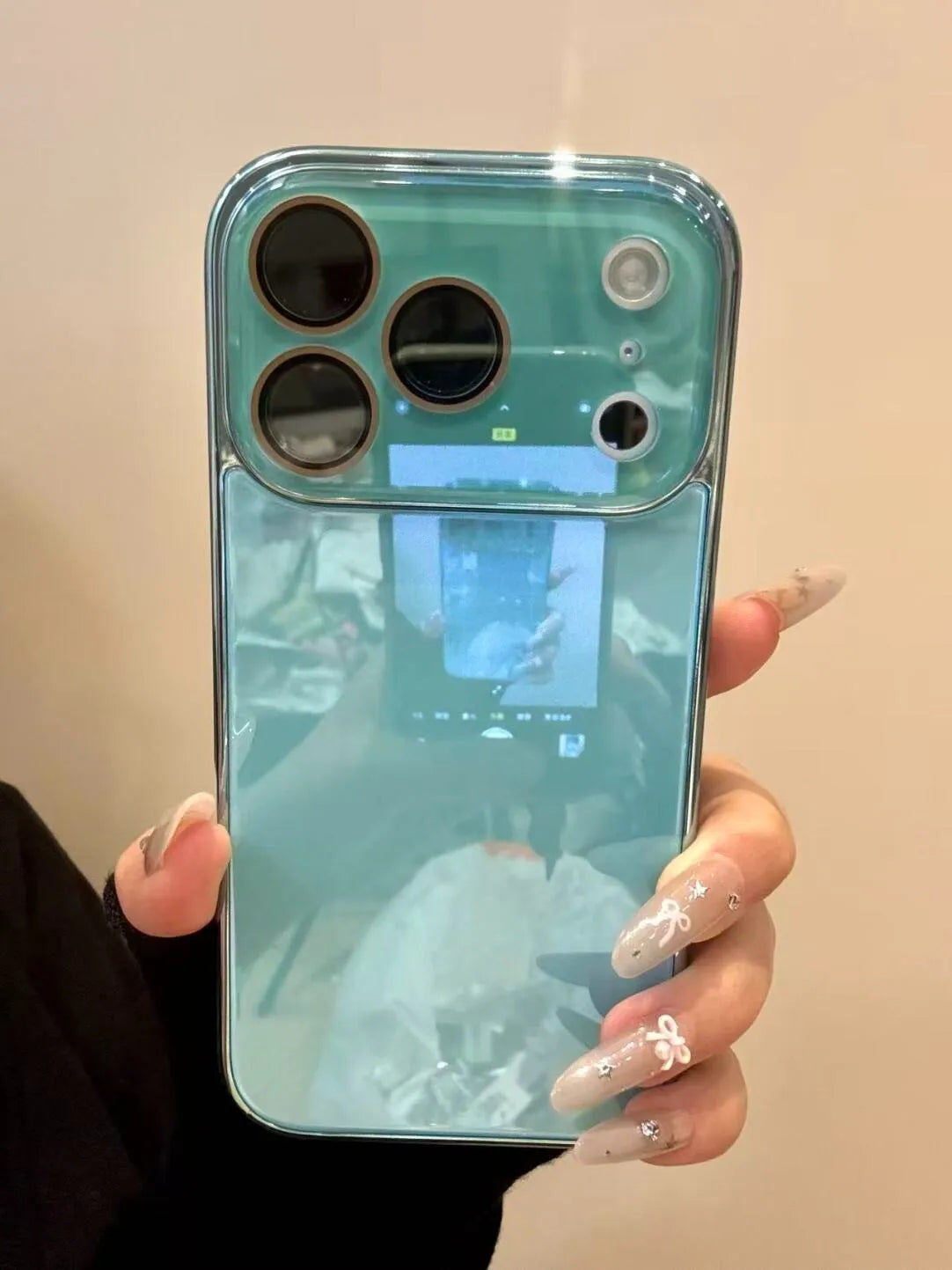 Luxury Plating Tempered Glass Bumper Case - sky-case