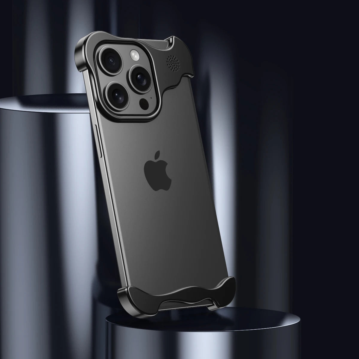 Fashion Irregular Aluminum Alloy Bumper Cove - sky-case