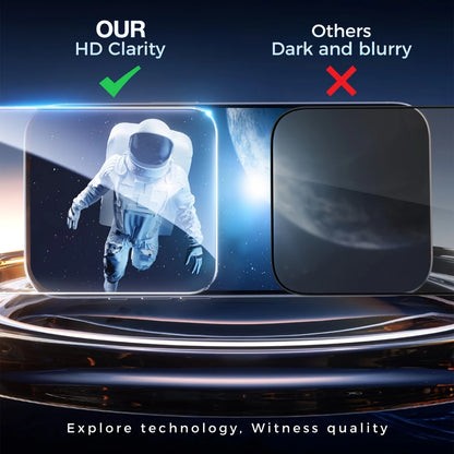 3Pcs 4K Ultra HD Tempered Glass Screen Protector For iPhone 17 16 15 14 13 12 11 Pro Max One Click Dust-free Installation