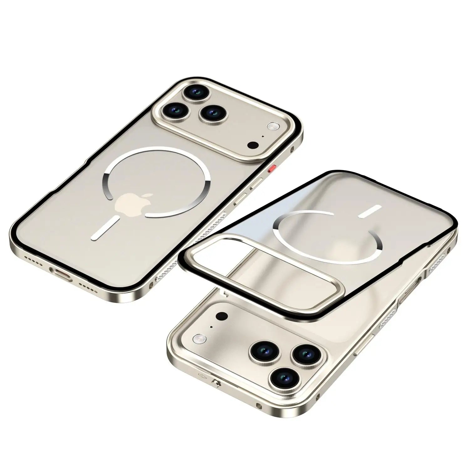 Elegant Gold Design with Lens Protection - sky-case