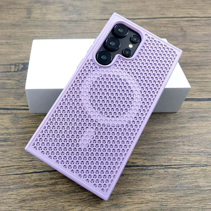 Luxury Heat Resistant Plastic Case for Samsung Galaxy with Magsafe Charging - sky-case