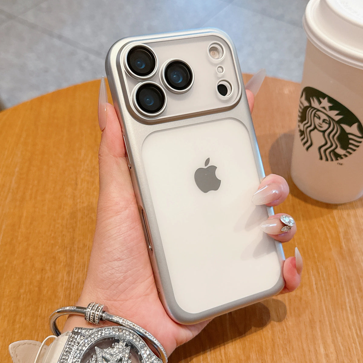 Plated Frame & Drop-Resistant Case - sky-case