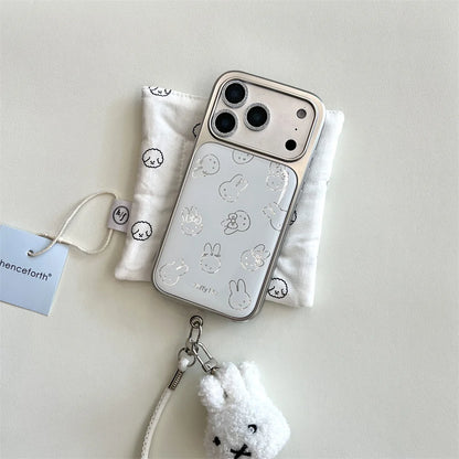 Cute Rabbit Plush Pendant Case - sky-case