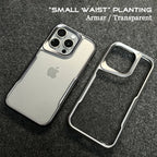 Luxury Plating Slender Waist Transparent Cover - sky-case