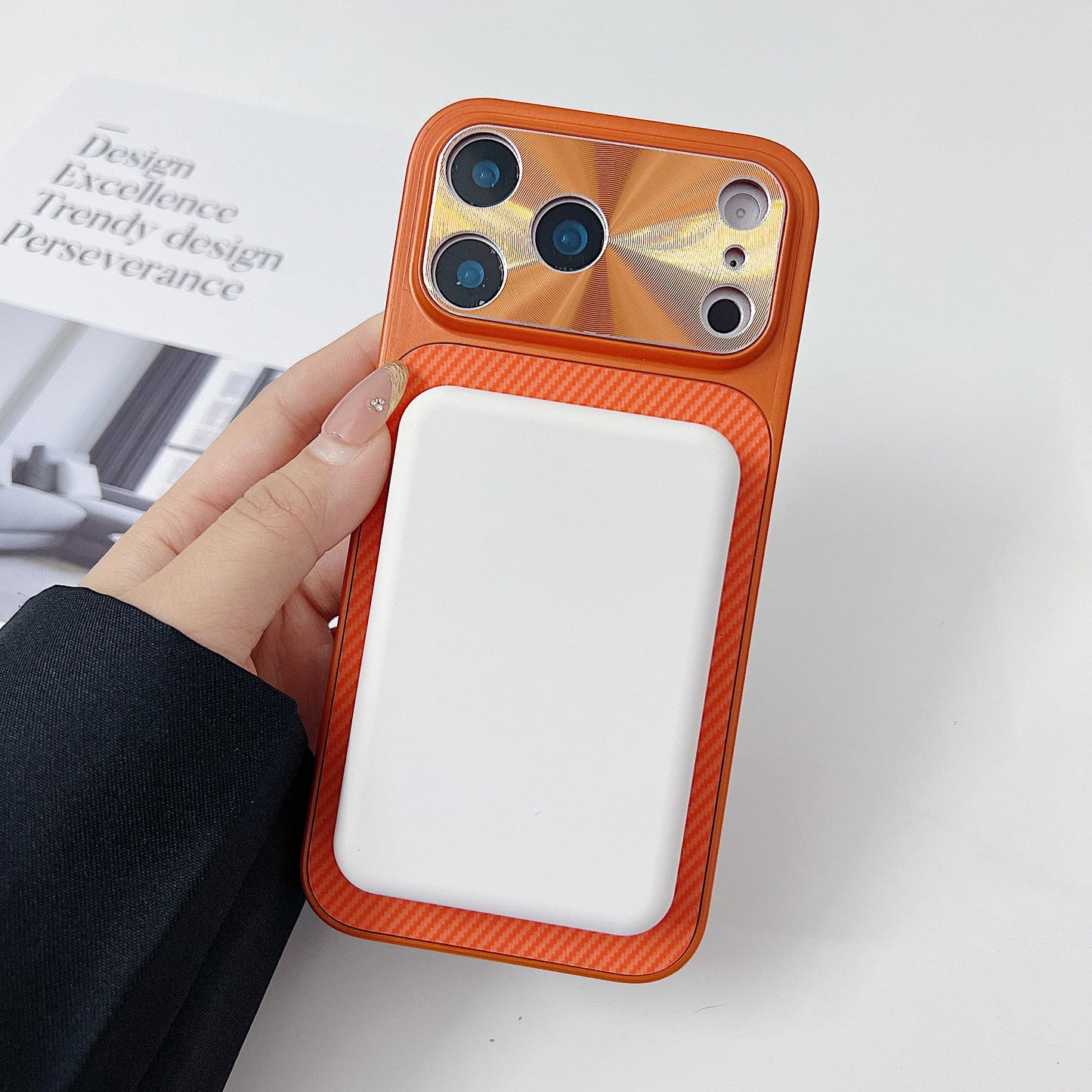 Luxury Carbon Fiber Magnetic Charging Case - sky-case