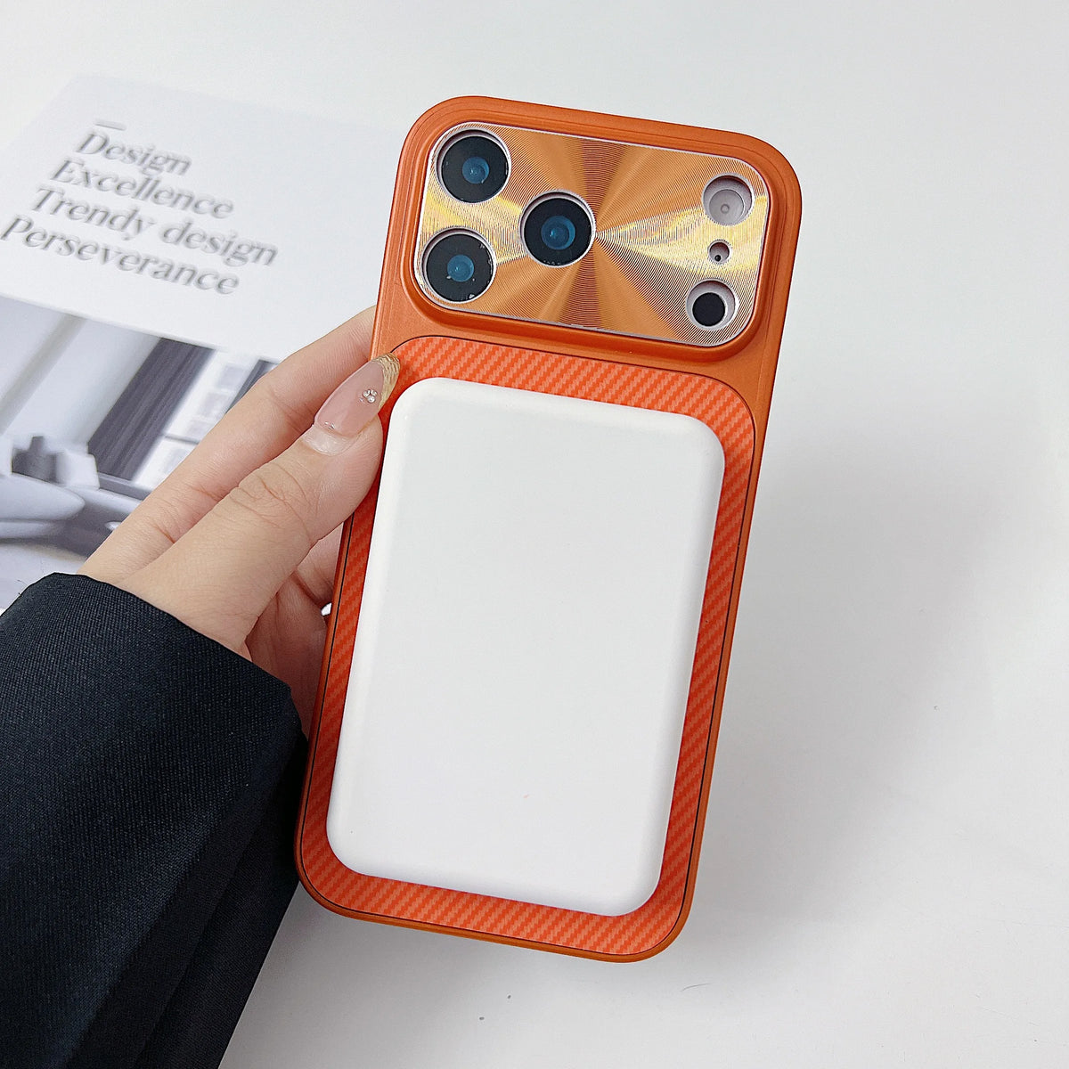 Luxury Carbon Fiber Magnetic Charging Case - sky-case