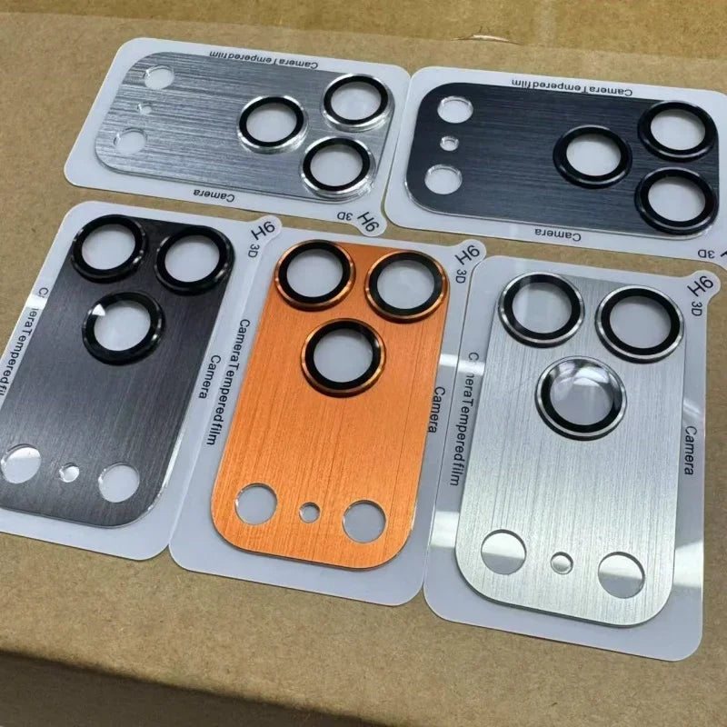 Full-coverage aluminum camera lens protector for iPhone 17 Pro Max - sky-case