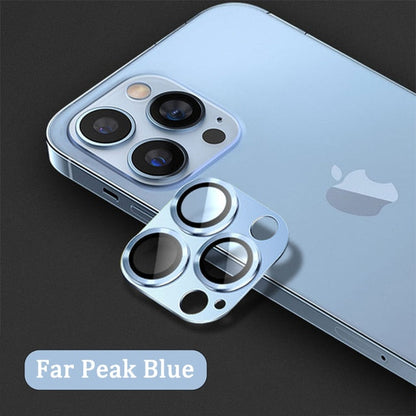 Full Cover Camera Lens Protector on For iPhone 15 14 13 Series Tempered Glass