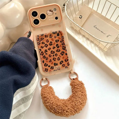 Kawaii HelloKitty Lanyard Strap Case - sky-case