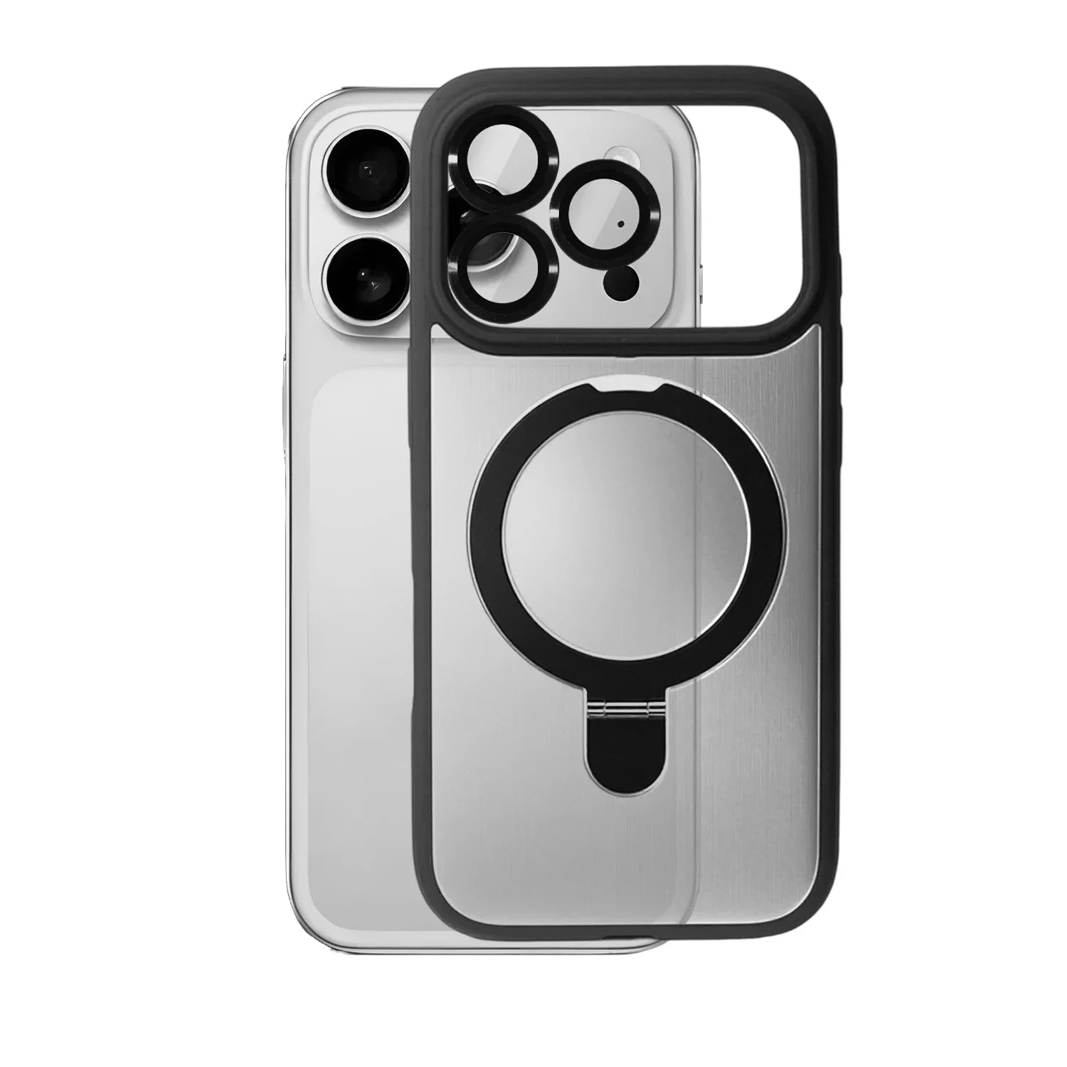 MagSafe Magnetic Case with Finger Ring for iPhone 17 with Shock-Absorbing Back Cover - sky-case