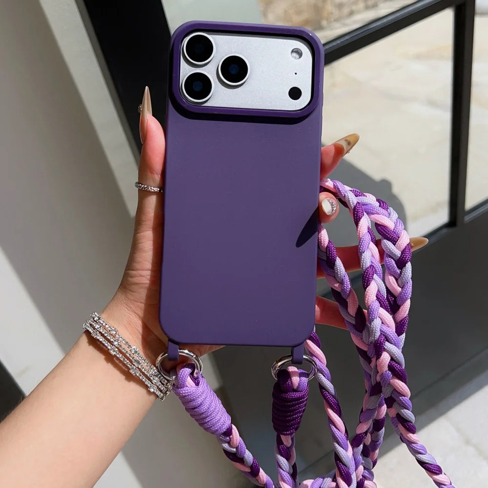 Crossbody Lanyard Rope Case - sky-case