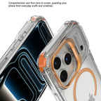 Magnetic Clear Stand Case for iPhone 17 Pro Max 17 Pro 17 Air - sky-case