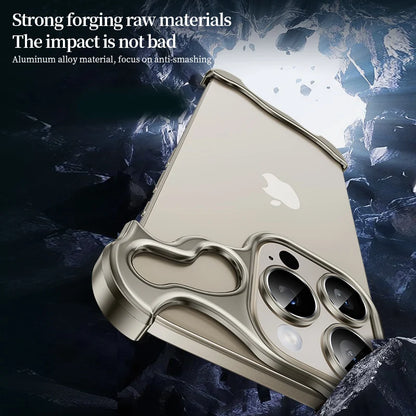 Luxury Aluminum Metal Rimless Anti-drop Phone Cover - sky-case