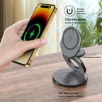 3-in-1 Wireless Charger Magnetic Folding Stand - sky-case