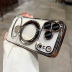 Luxury Plating MagSafe Magnetic Bracket Case - sky-case