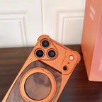 Walnut Wood Magnetic Metal Case - sky-case