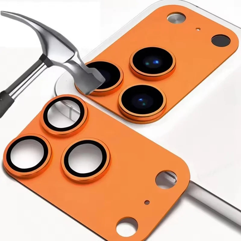 Full-coverage aluminum camera lens protector for iPhone 17 Pro Max - sky-case