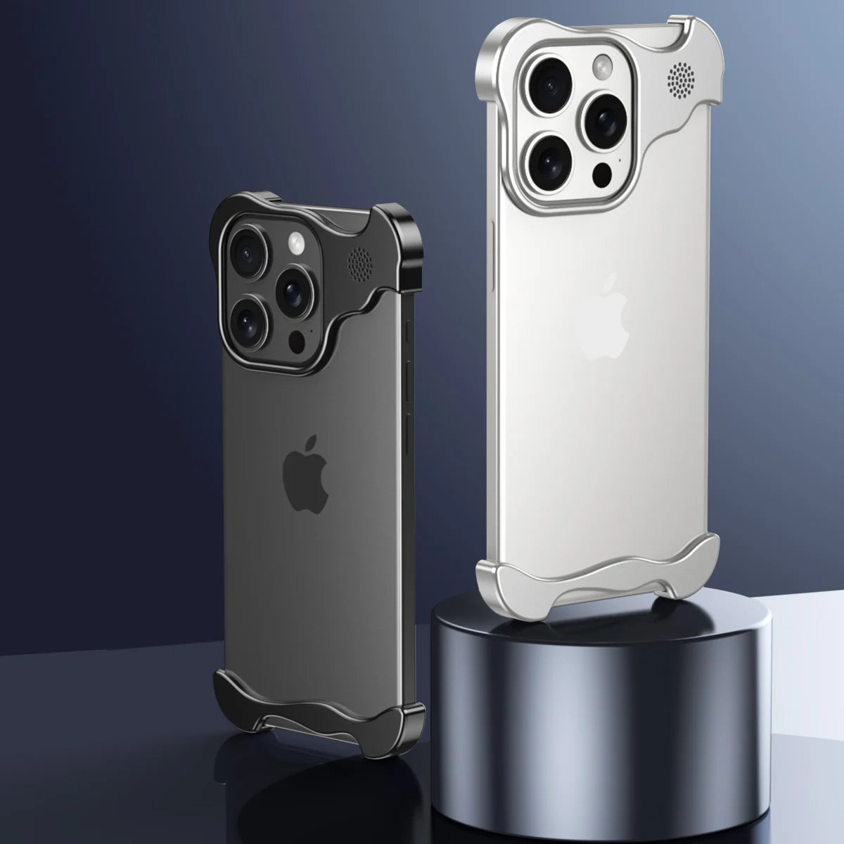 Fashion Irregular Aluminum Alloy Bumper Cove - sky-case