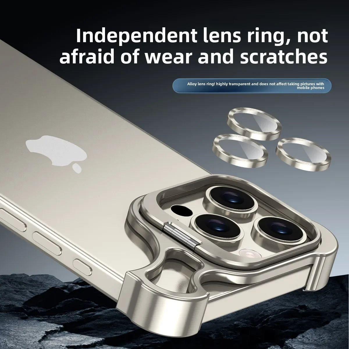 Metal Case with Shockproof Lens Holder and Heat Dissipation, Suitable for iPhone - sky-case