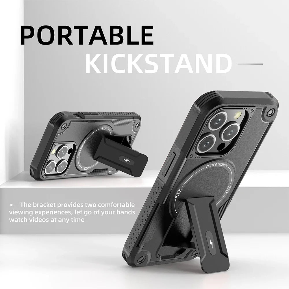 MagSafe Stand Hard Anti-Fall Case - sky-case