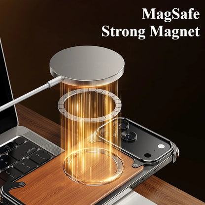 Luxury Solid Wood Magnetic Protective Case - sky-case