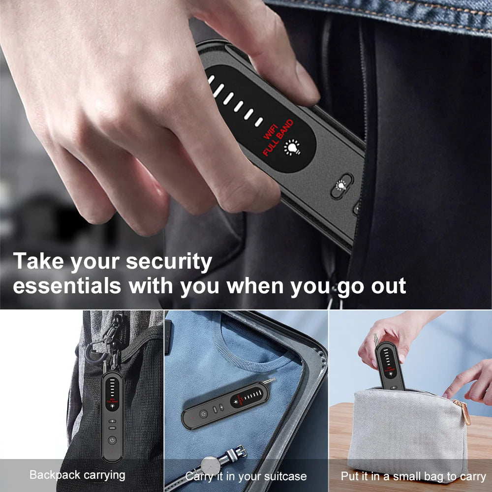 Hidden Camera Detector Listening Device Tracker Anti-Spy Electronic Si ...