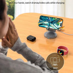 3-in-1 Wireless Charger Magnetic Folding Stand - sky-case