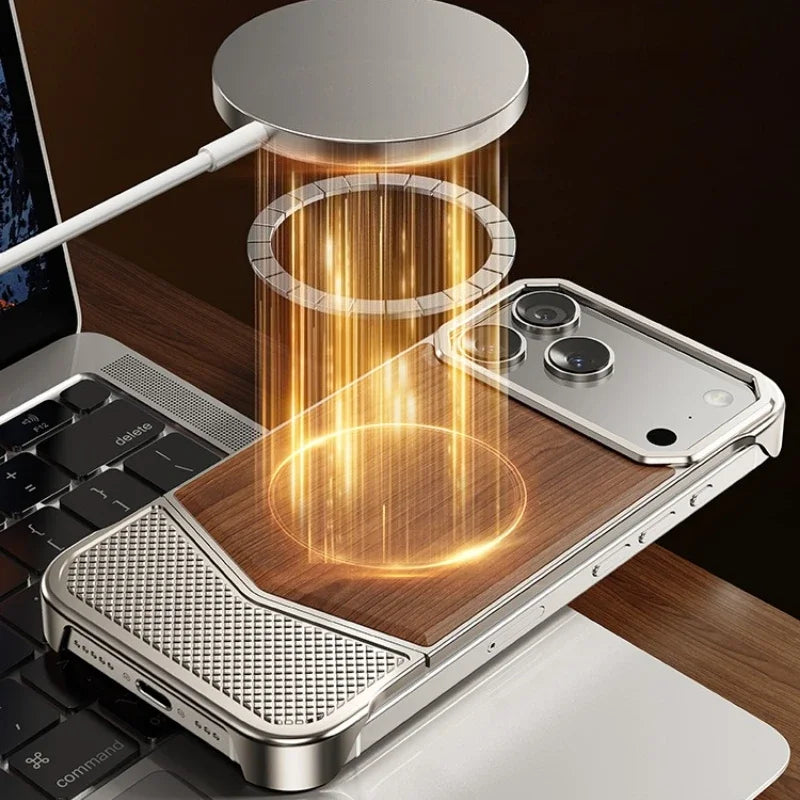 Wooden Wireless Charging Case - sky-case