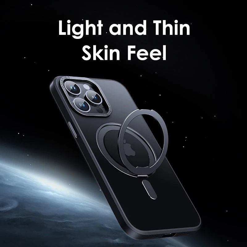 Luxury Magnetic Stand 360° Rotation Ring Holder Phone Cover - sky-case