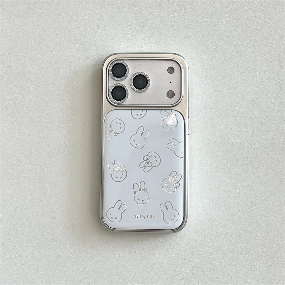 Cute Rabbit Plush Pendant Case - sky-case