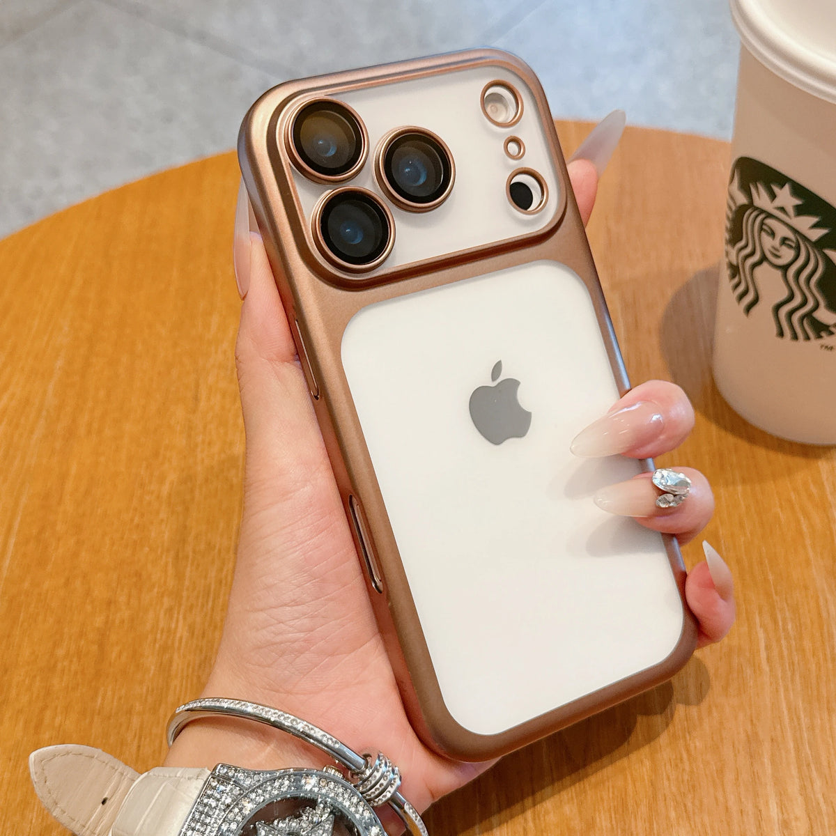 Plated Frame & Drop-Resistant Case - sky-case